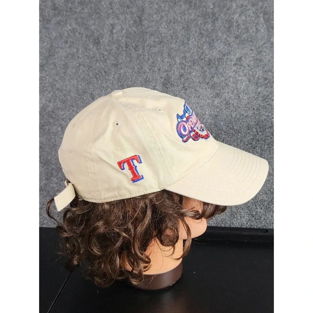 Twins Enterprise MLB Opening Day 2007 Baseball Cap Hat Adjustable Beige Tan Logo